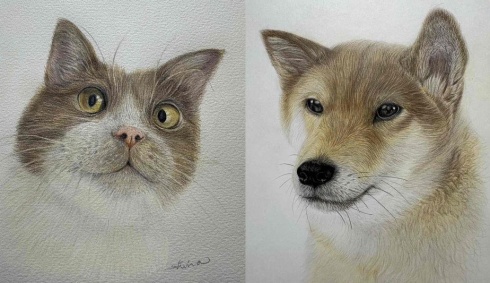 ペット肖像画展